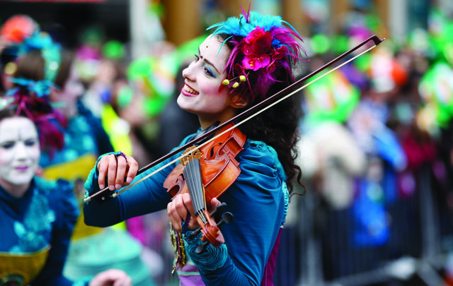 St Patrick\'s Day in Dublin. 