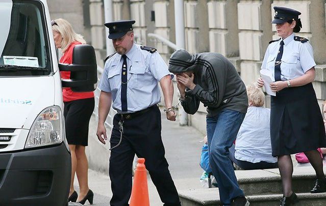 Eric Eoin Marques leaving court in Dublin.