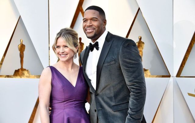 Sara Haines (L) and Michael Strahan attend the 90th Annual Academy Awards at Hollywood & Highland Center on March 4, 2018, in Hollywood, California.