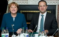 German leader Merkel speaks of life behind Berlin Wall on Brexit preparation visit to Ireland