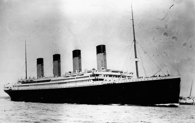 The Titanic officially set sail on this day, April 10, in 1912.