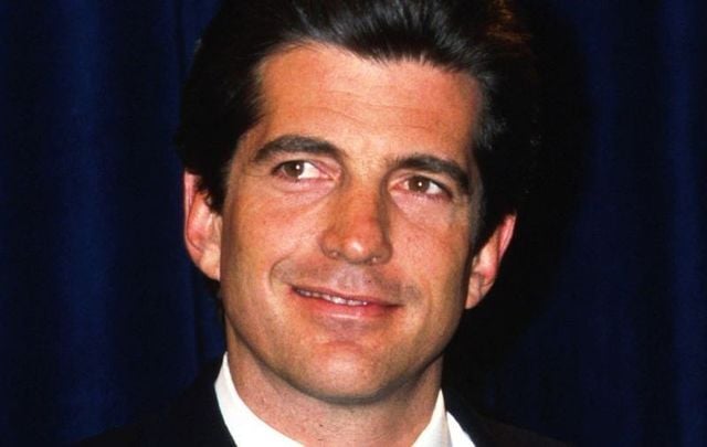 March 8, 1999: John F. Kennedy, Jr. and sister Caroline announce a scholarship to benefit The Jackie Robinson Foundation Scholarship Fund at The Waldorf Astoria in New York City. 