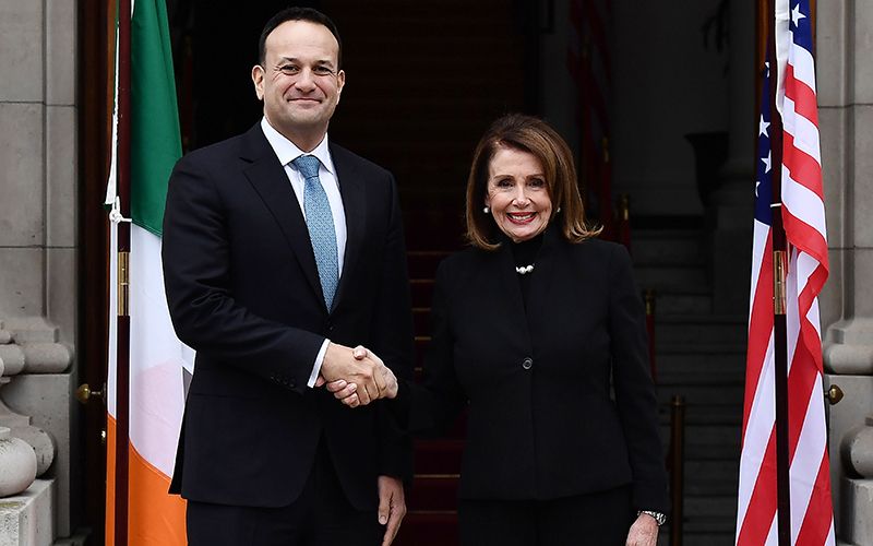 pelosi warns british don t even think about new irish border irishcentral com pelosi warns british don t even think