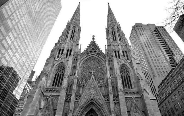 A man was arrested after he carried cans of gasoline into NYC\'s St. Patrick\'s Cathedral on April 17.
