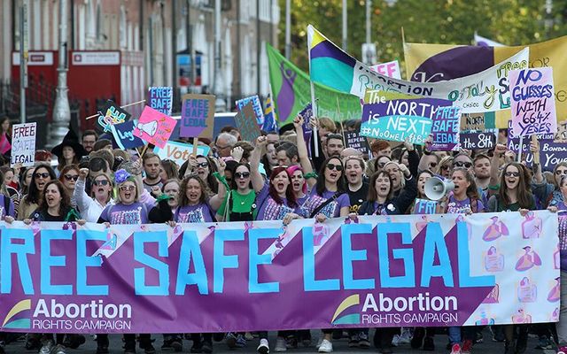 No guesses with 64.4% Yeses: Pro-choice crowds celebrate the 2018 referendum results in Dublin. 