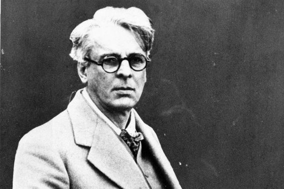 Renowned Irish poet WB Yeats.