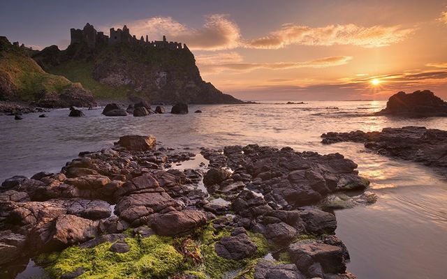  Dunluce Castle in Antrim, Northern Ireland, represents House of Greyjoy, ruler of the Iron Islands in the hit TV show