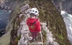 Five-year-old boy walks across one of Ireland's most terrifying sea stacks