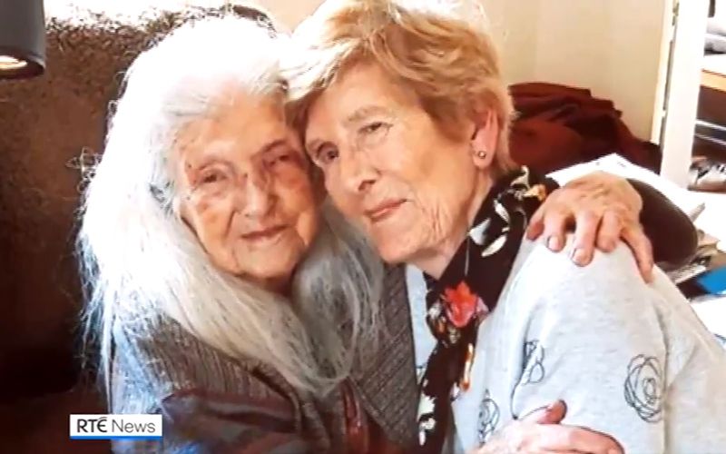 81-year-old Irish woman meets her 103-year-old mum for first time
