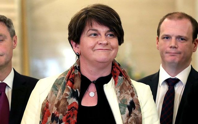 The Democratic Unionist Party leader Arlene Foster.