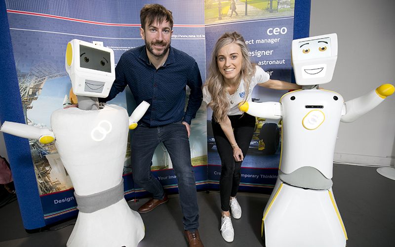 Trinity College socially assistive robot “Stevie II” a big hit with US vets