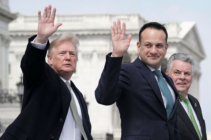 Ireland awaits clarity on Trump visit; Varadkar says he would've voted for Hillary
