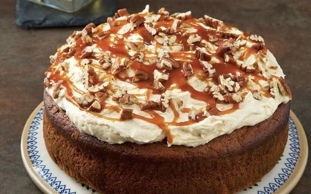 Edward Hayden\'s glorious salted-caramel and whiskey cake.
