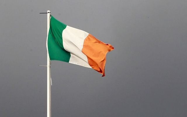 Ireland\'s flag, the tricolor.