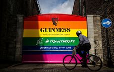 Guinness Storehouse gates return from Pride colors to custom black
