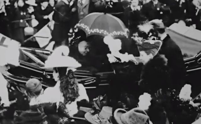Footage shows Queen Victoria during her final visit to Ireland in 1900