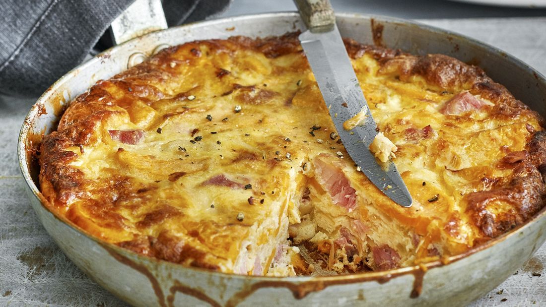 Irish farmhouse cheese and pancetta tortilla