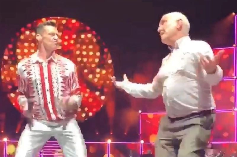 Hugh Jackman invites Irish ‘Tom Jones’ on stage in Dublin and it's adorable