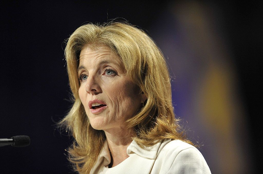 Caroline Kennedy sponsors aircraft carrier built in her father's name