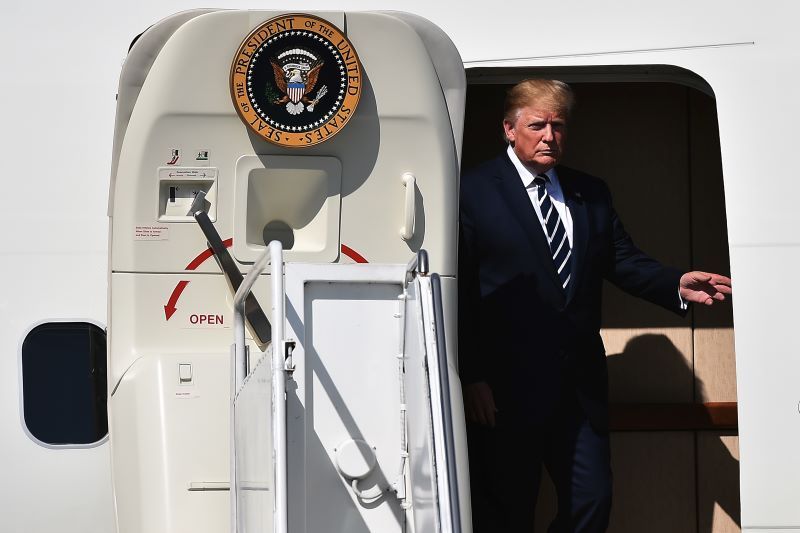 WATCH: President Trump reveals first Air Force One revamp since JFK