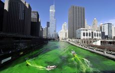Dublin's River Liffey will be dyed green next St. Patrick's Day