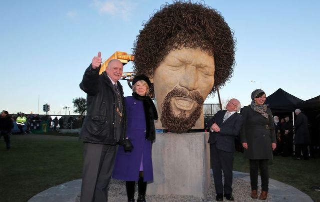The recently vandalized Luke Kelly statue was only unveiled last January.