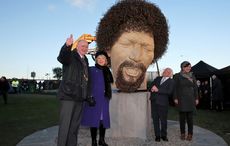 Luke Kelly statue in Dublin vandalized with black paint