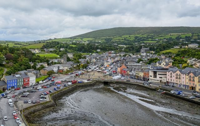 Bantry from the air, Co Cork Ireland. 