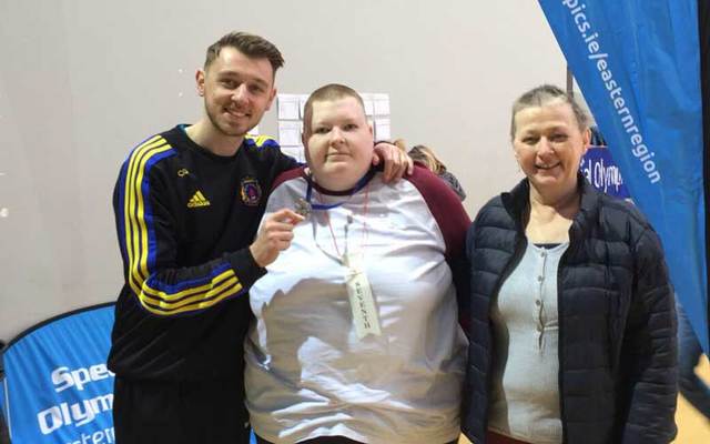 Conor Grassick with his brother Colin and his late mother Ann.