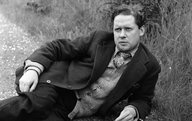 Dylan Marlais Thomas (1914 - 1953), Welsh poet, short-story writer, and playwright.