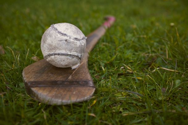 Hurl and sliotar. 