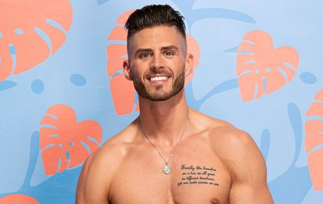 Irish model Cormac Murphy on Love Island. 