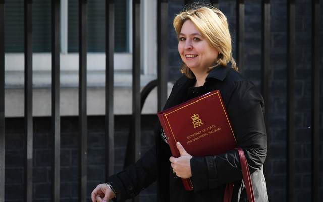 Secretary of State for Northern Ireland, Karen Bradley. 