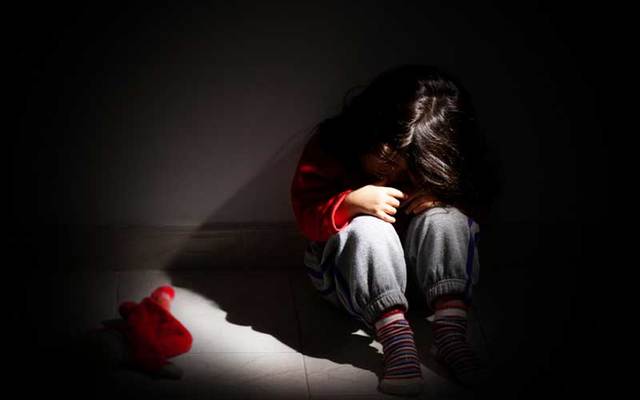 A five-year-old Irish girl was lured to a shed by three boys and beaten.