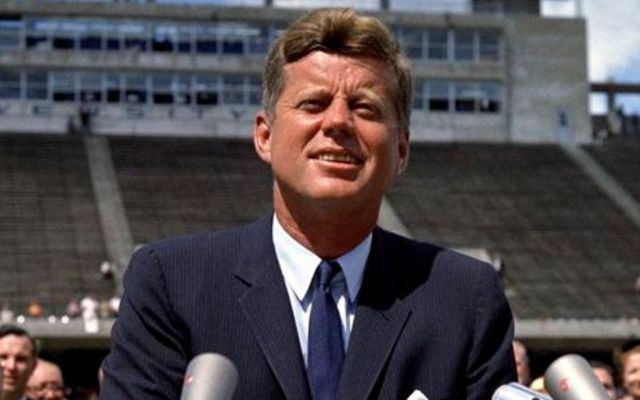 September 12, 1962: President John F. Kennedy delivers remarks at Rice University regarding the nation\'s efforts in space exploration.