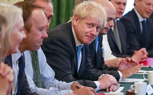 Prime Minister Boris Johnson meeting his new Cabinet.