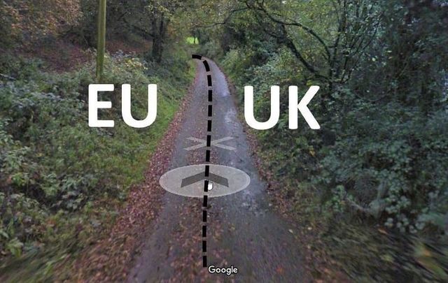 The Northern Irish border weaves through roads, businesses, and homes - how can a hard border be implemented after Brexit?