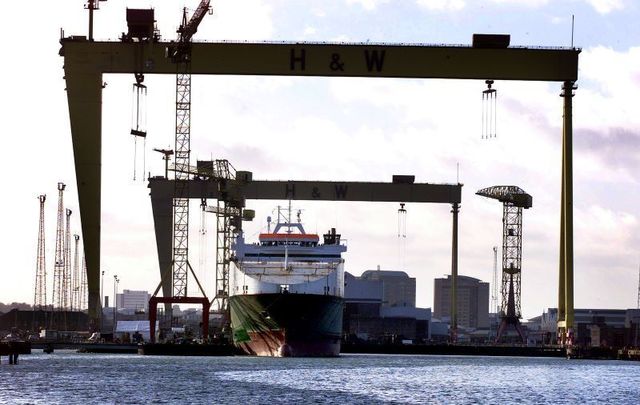 harland and wolff belfast shipyard slipways harland and wolff belfast shipyard slipways
