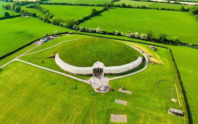 Ireland\'s anicent history: Newgrange, in County Meath.