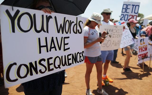 \"Your words have consequences\": Donald Trump needs to do more than apologize after El Paso.