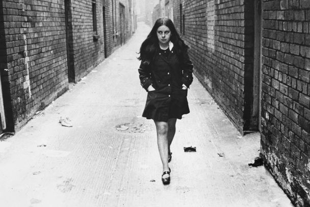 Bernadette Devlin, photographed in Belfast, in 1969.
