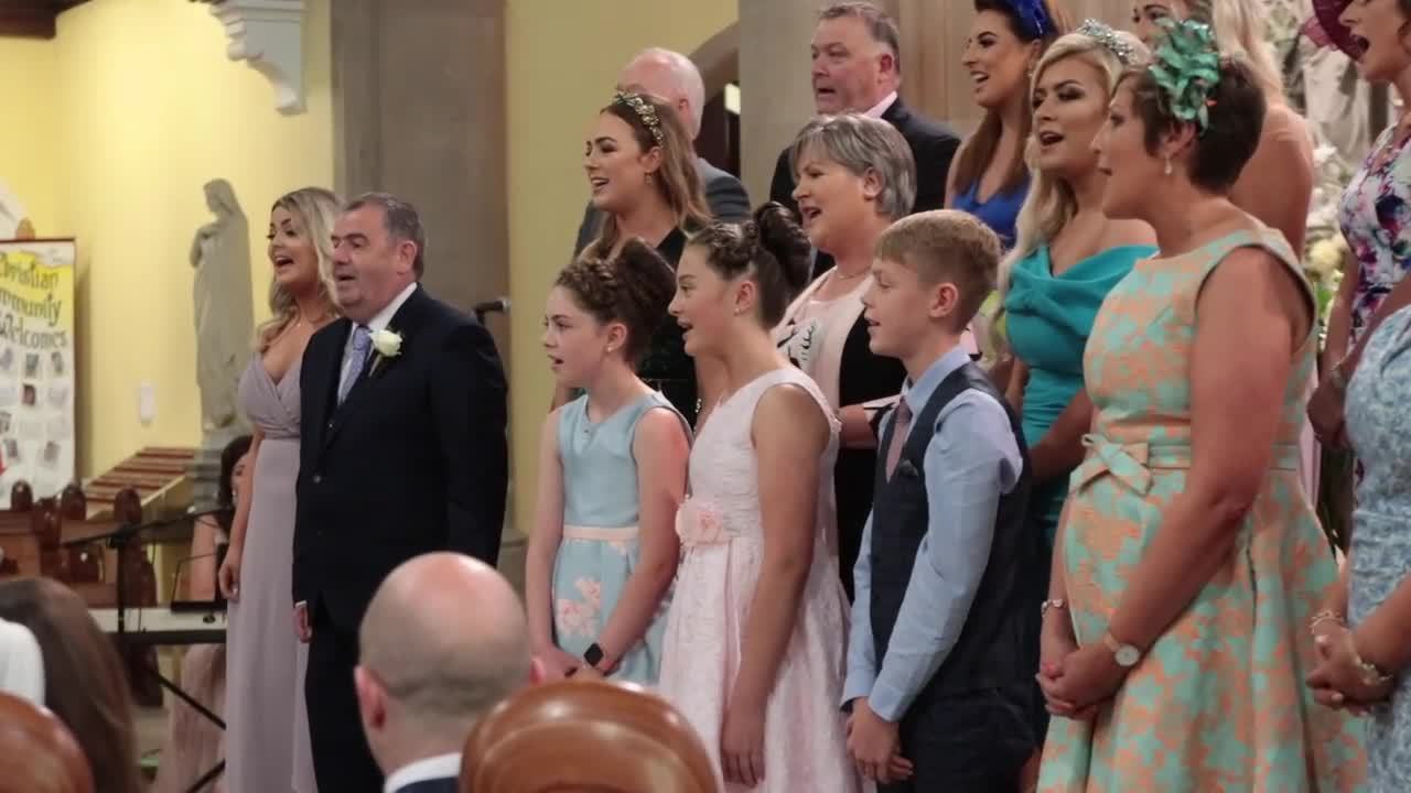 WATCH: Irish bride and groom brought to tears by surprise "Stand By Me" performance