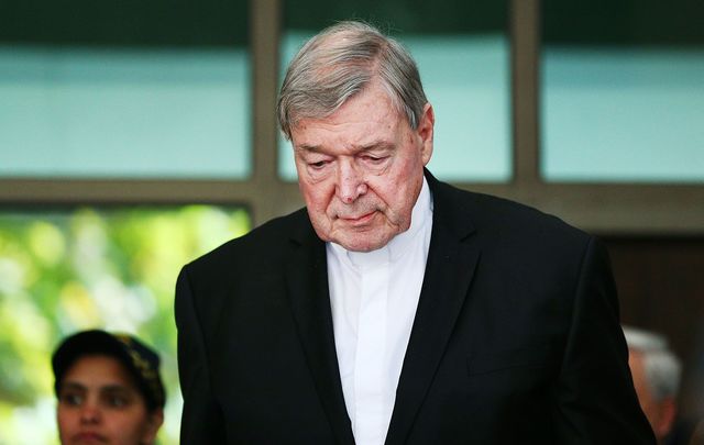 Irish Australian Cardinal George Pell. 