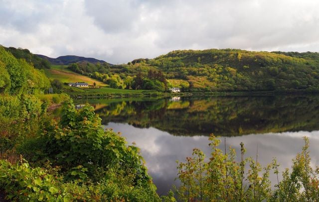 Calm Waters Of Lough Gill, Sligo, is prime Yeats Country. 