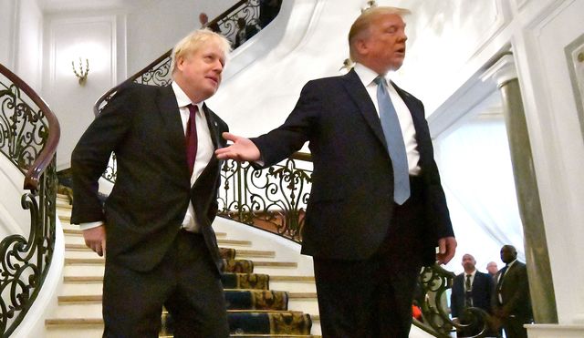 British Prime Minister Boris Johnson and President Donald Trump meet at last week’s G7 Summit.
