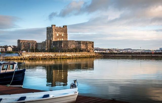 Carrickfergus Castle in Co Antrim, Northern Ireland.