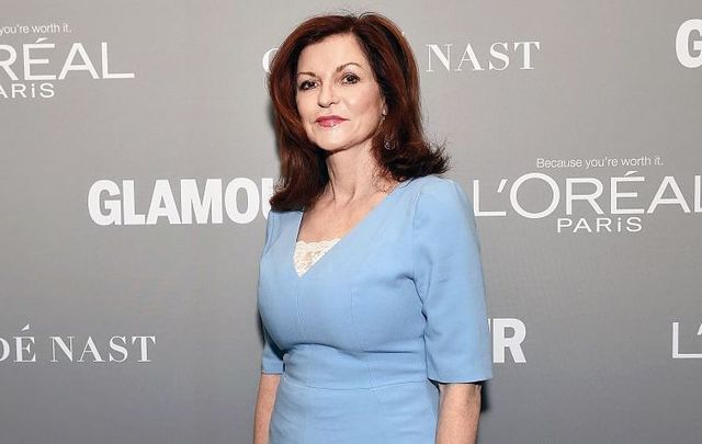 Op-Ed Columnist Maureen Dowd poses backstage during Glamour Women Of The Year 2016 LIVE Summit at NeueHouse Hollywood on November 14, 2016, in Los Angeles, California.
