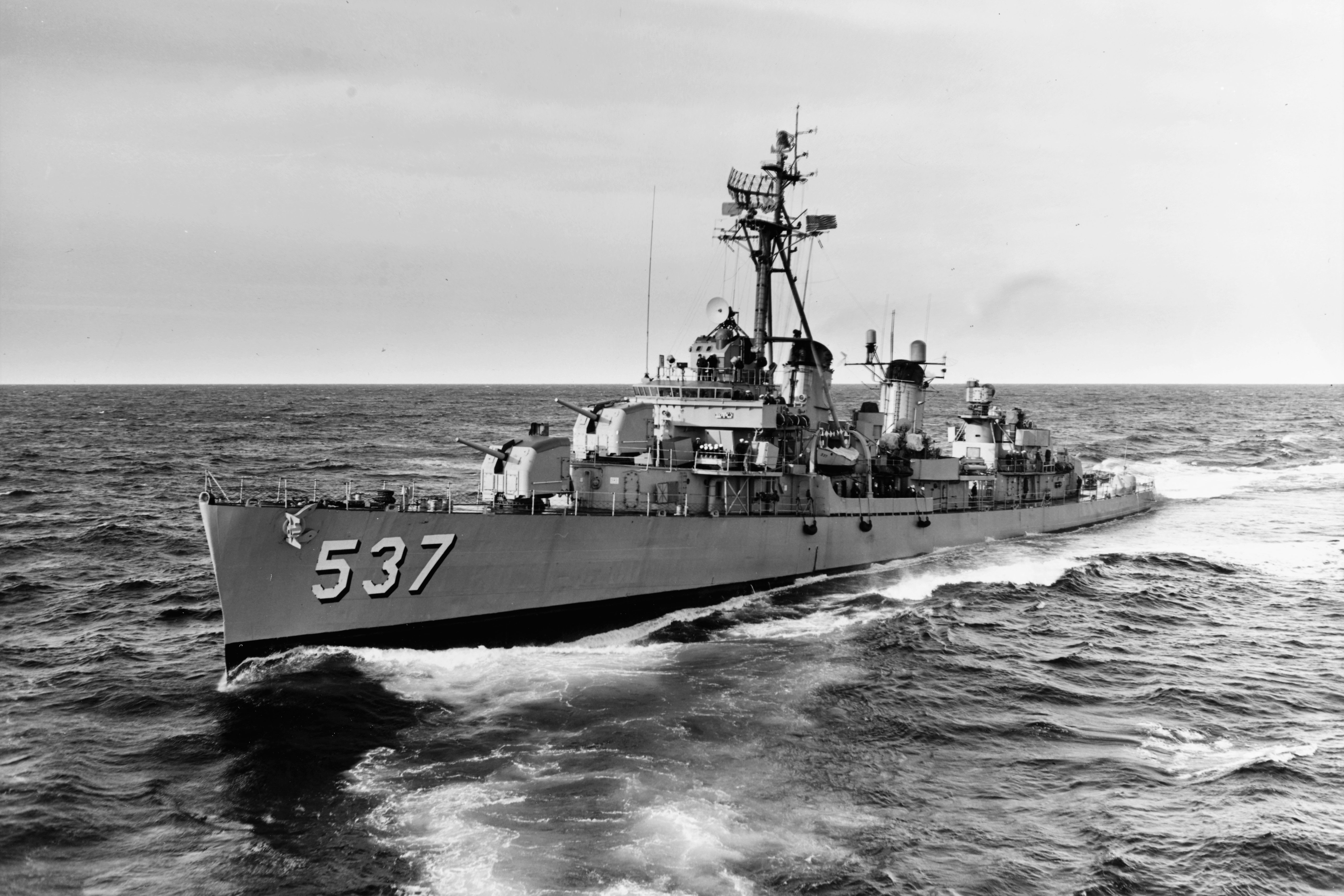 1943 Navy Destroyer USS The Sullivans is commissioned