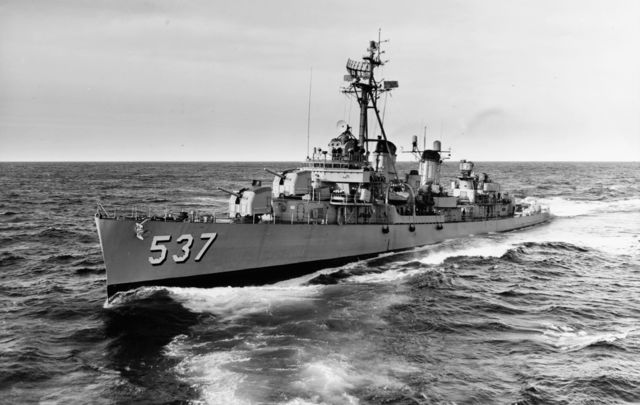 The USS Sullivan in 1962.