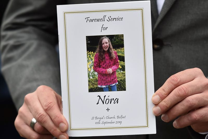 Funeral for Nóra Quoirin, teen who died in Malaysia, held in Belfast